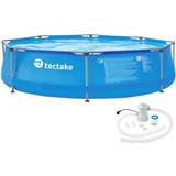 Tectake Swimming Pools & Accessories tectake Round Pool with Pump 3x0.76m