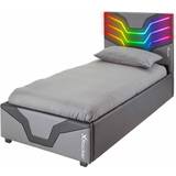 X Rocker Cosmos RGB Single Ottoman Gaming Bed with Led Lighting 38x79.9"