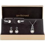 Jewellery Sets Jon Richard Infinity Matching Set - Silver/Pearl/Transprent