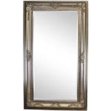 Inspire Home Decor Ornate Silver Wall Mirror 77x20cm