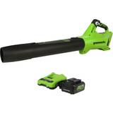 Greenworks Garden Power Tools Greenworks 24V Brushless Axial Blower with 4Ah USB Battery and Charger BL24L410