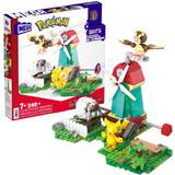 Pokémon Blocks Mega Pokemon Kids Building Toys, Countryside Windmill With Buildable Pikachu, Pidgey And Wooloo Action Figures And Motion Brick for Movement