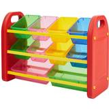 Liberty House Toys 10 Bin Organiser Unit - Multicolour