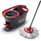 Vileda Turbo EasyWring & Clean Complete Set, Mop and Bucket with Power  Spinner, Coral