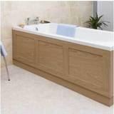 Bathtubs Ceramica Affine Traditional Bathroom 1700mm Bath Panel Easy to Cut - Brown