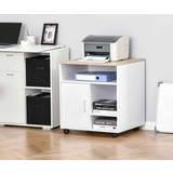 Office Supplies Homcom Multi-Storage Printer Unit With 5 Compartments