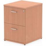 Brown Office Supplies Impulse Filing Cabinet 2 Drawer