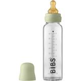 Baby Bottle Bibs Baby Glass Bottle Complete Set 225ml