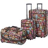 Outer Compartments Suitcase Sets Rockland Vara - Set of 3