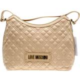 Love Moschino diamond-quilted faux-leather shoulder bag women Polyurethane One Size Neutrals