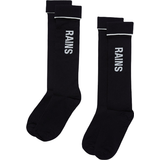Rains Black Underwear Rains Logo Socks 2-pack