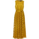 Phase Eight Beverley Jacquard Stripe Midaxi Dress - Chartreuse