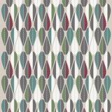 Arvidssons Textil Blader Fabrics Grey, Red, Green, Turquoise
