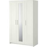 Doors Clothing Storage Ikea Brimnes White Wardrobe 117x190cm