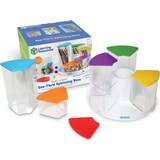 Learning Resources Shape Sorters Learning Resources Create-a-Space See-Thru Spinning Bins -14 Pieces Classroom Organization School Supplies Organizer Desk Organization