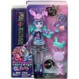 Monsters Dolls & Doll Houses Mattel Monster High Twyla with Pet Dustin Creepover Party