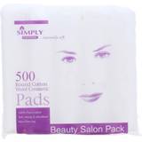 Simple Cotton Pads & Swabs Simple Round Cotton Wool Cosmetic Pads 500-pack