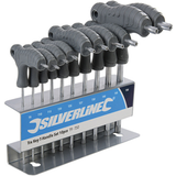 Silverline Hex Keys Silverline T-Handle Set T9 Hex Key