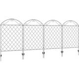 OutSunny Lawn Edging OutSunny 4PCs Decorative Garden Fencing 43in Border Edging