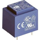 Block VB 1,0/2/12 PCB mount transformer 1 x 230 V 2 x 12 V AC 1 VA 83 mA