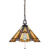 Tiffany Lamps Ceiling Lamps QUOIZEL Inglenook Pendant Lamp 43.2cm
