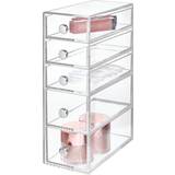 Makeup Storage on sale iDESIGN Jewelry Boxes and Organizers Clear Five-Drawer Tower Organizer