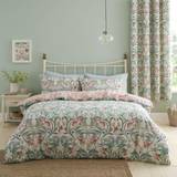 Catherine Lansfield Clarence Floral Duvet Cover Green