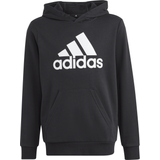 Adidas Hoodies Children's Clothing adidas Junior Big Logo Essentials Cotton Hoodie - Black/White