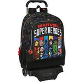 The Avengers School Rucksack with Wheels Super heroes Black (32 x 42 x 14 cm)