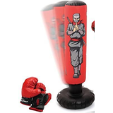Red Punching Bags EagleStone Inflatable Kids Punching Bag with Boxing Gloves 47"