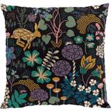 Arvidssons Textil Lyckeflykt Cushion Cover Multicolour, Black