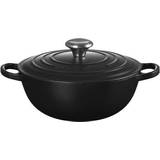 Le Creuset Satin Black Signature Soup Pot with lid 3.1 L 24 cm