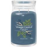 Blue Scented Candles Yankee Candle Signature Jar Large Jar Bayside Cedar 567g Scented Candle