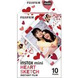 Instant Film Fujifilm Instax Mini Heart Sketch Film 10 Pack