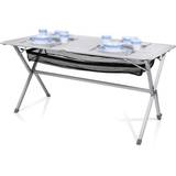 Campart Travel Camping Roll-Up Table Michigan Aluminum 140x80x70 cm