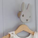 Grey Hooks & Hangers Kid's Room That's Mine Bunny Head Shane Wooden Rack wooden