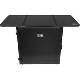 DJ Players UDG Ultimate Fold Out DJ Table, Black MK2 Plus with Wheels