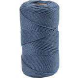 Creativ Company Macramé cord, L: 198 m, D 2 mm, blue, 330 g/ 1 roll