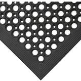 Polyester Entrance Mats Anti-fatigue Rampmat with open drainage Black
