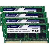 Apple imac 21.5 inch TIMETEC Hynix IC 16GB KIT(4x4GB) Compatible for Apple Mid 2010/2011 iMac 21.5/27 inch DDR3 1333MHz PC3-10600 CL9 204-Pin SODIMM Upgrade for iMac