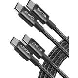 Usb c 60w None C Cable, Anker 2 Pack New Nylon USB C to USB C Cable 3.3ft 60W, USB 2.0 Type C Charging Cable for MacBook Pro