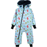 Fleece Lined Soft Shell Overalls Children's Clothing iELM Comfy SoftShell Overall - Airplanes