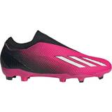 Men - Pink Sport Shoes adidas X Speedportal.3 Laceless Firm Ground - Team Shock Pink 2/Zero Metalic/Core Black