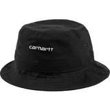 Gold - Men Headgear Carhartt Script Bucket Hat Unisex - Black