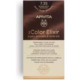 Apivita Semi-Permanent Hair Dyes Apivita My Color Elixir Μόνιμη Βαφή Μαλλιών 7.35 Ξανθό Μελί Μαονί