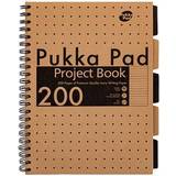 A4 Notepads Pukka Pad Kraft Project Book A4 3-pack
