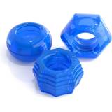 Pipedream Penis Rings Sex Toys Pipedream Classix Deluxe Cock Ring Set Blue