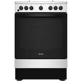 Dual fuel cooker 60cm single oven Indesit Is67G5Phxuk 60Cm, Single