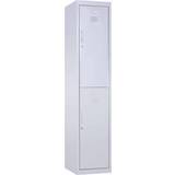 Safes & Lockboxes Vinsetto Locker Office Cabinet Storage Cold Rolled