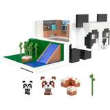 Minecraft Play Set Minecraft Mob Head Minis Panda Playhouse Set And Figures
